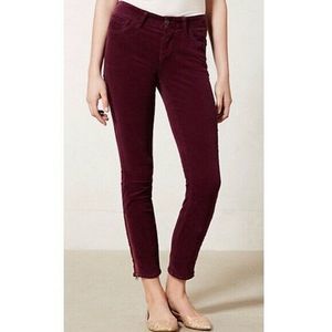 Pilcro & The Letterpress Stet Corduroy Ankle Zip